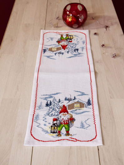 Tomte med lykta - Löpare